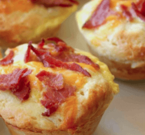 BACONMUFFINS MED BROCCOLI