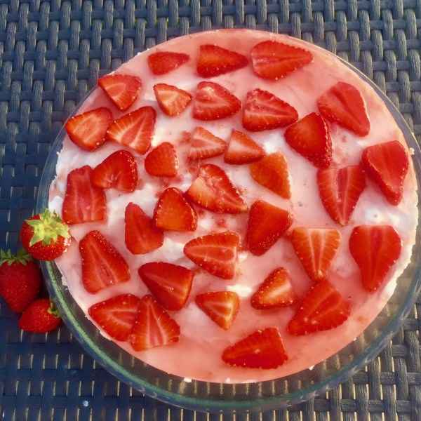 JORDBÆR-CHEESE-CAKE
