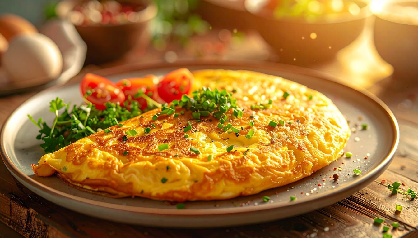 OMELET MED AVOKADO OG BACON